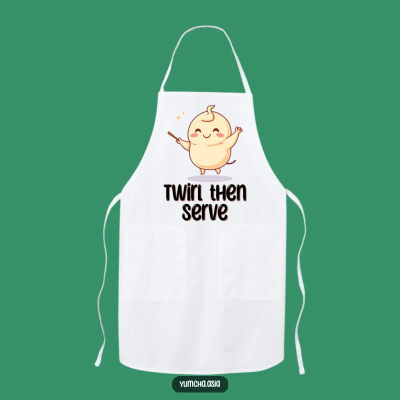 Funny Dancing Dumpling Apron: Cook Up a Laugh with Culinary Charm