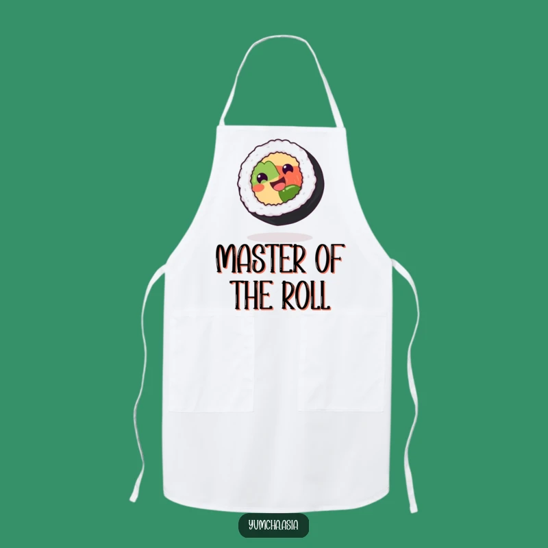 Funny Sushi Roll Apron: Cook with a Smile and Spinning Style