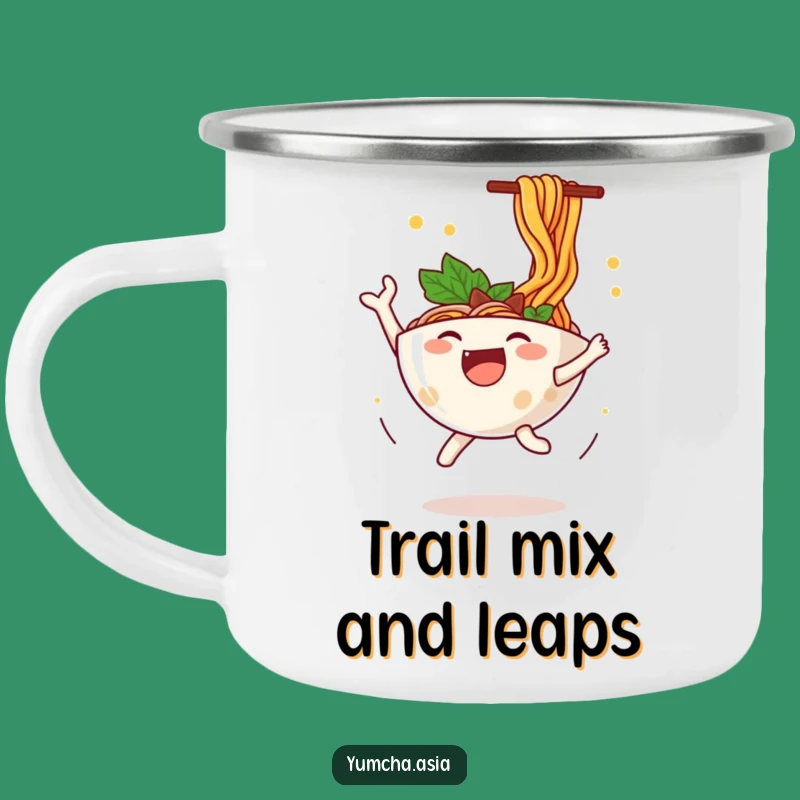 Funny Ramen Bowl Camping Mug: Outdoor Adventures with Noodle Joy
