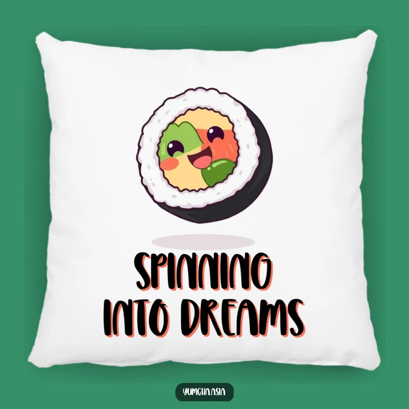 Funny Sushi Roll Pillow: Cuddle Up with Cute Foodie Delight