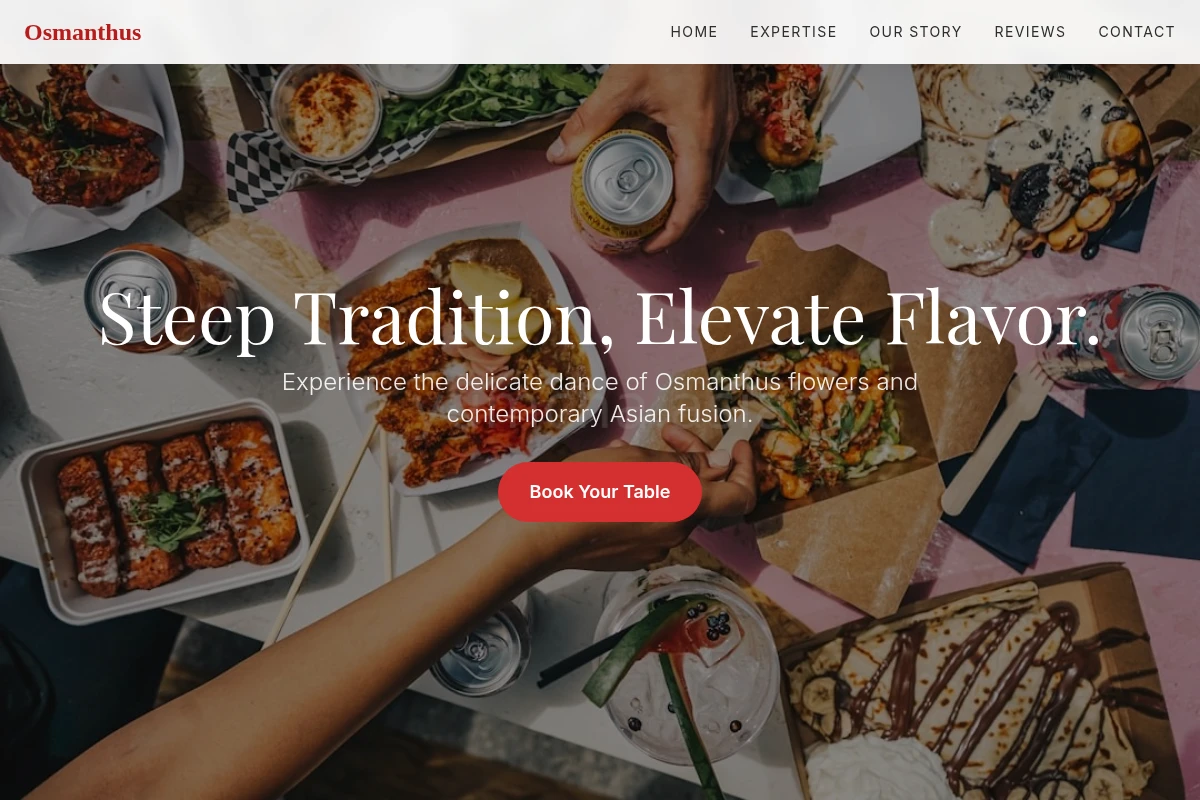 Osmanthus Asian Fusion Food