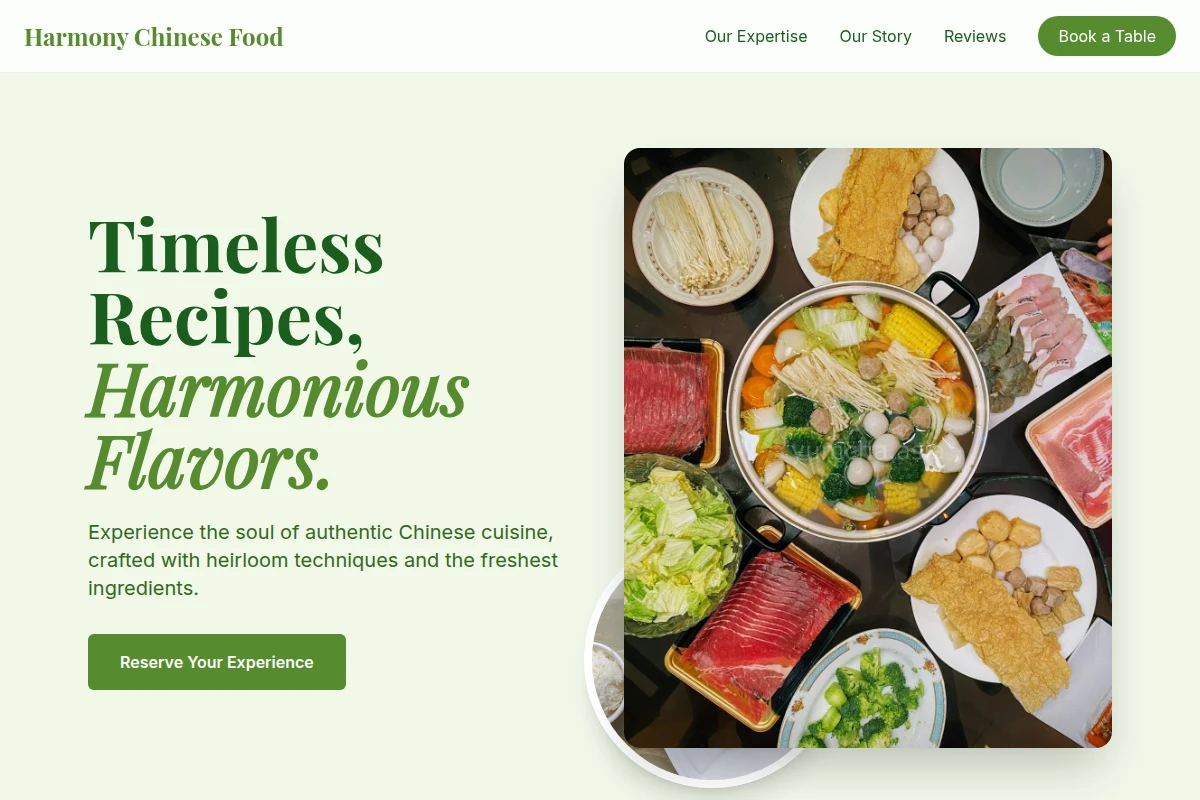 Harmony Chinese Food