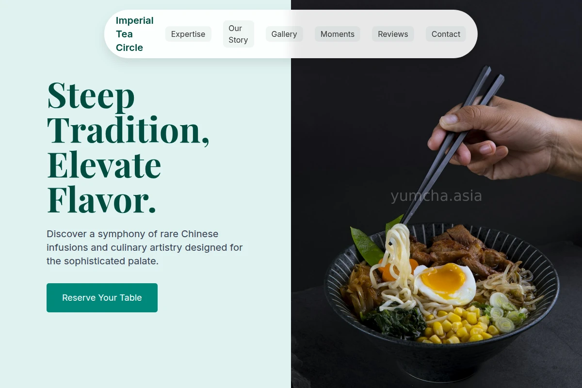 Infusion Chinese Food