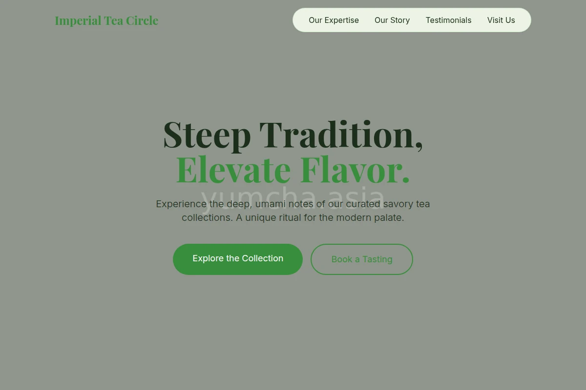 Savory Tea