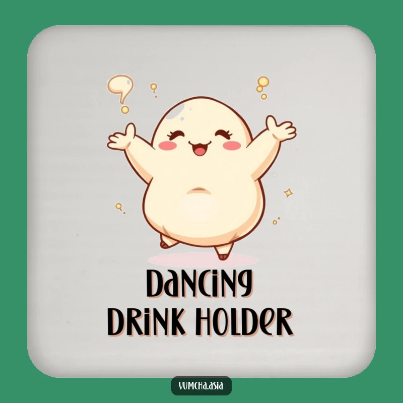 Funny Dancing Dumpling Steam Coaster: Protect Surfaces with Foodie Fun