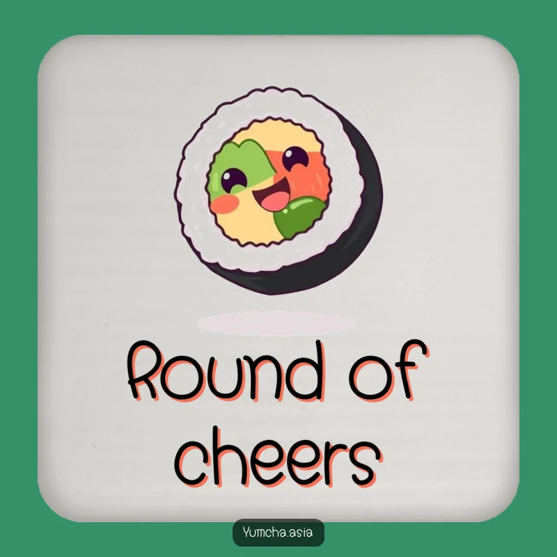 Funny Sushi Roll Coaster: Protect Surfaces with Playful Foodie Art