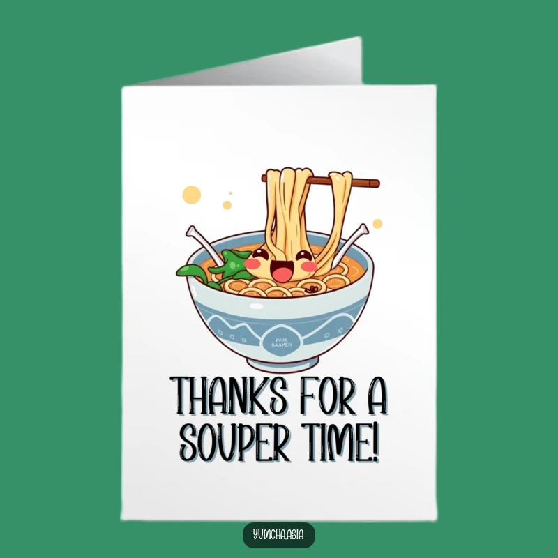 Free Printable Thank You Card: Grateful Ramen - Easy Print at Home Appreciation!